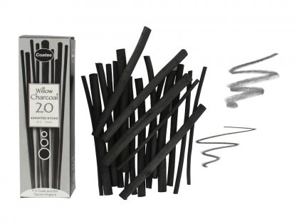 Artists Willow Charcoal - 20 Assorted